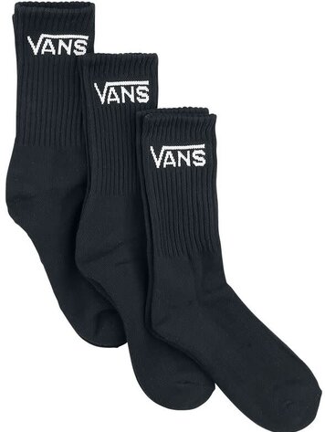 Vans Classic Crew Black Socks