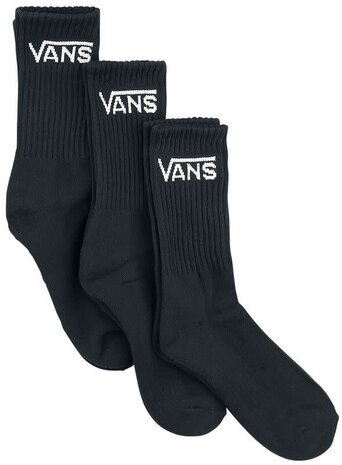 Vans Classic Crew Black Socks