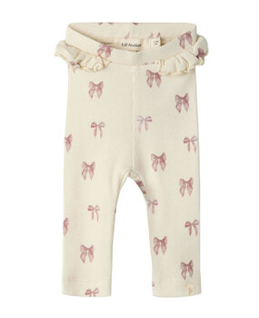Lil Atelier NBFGAVO EFI SLIM LEGGING TURTLEDOVE BOW