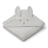 Liewood Albert hooded towel -0032 rabbit dumbo grey