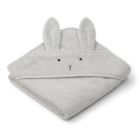 Liewood Albert hooded towel -0032 rabbit dumbo grey Liewood Albert hooded towel -0032 rabbit dumbo grey