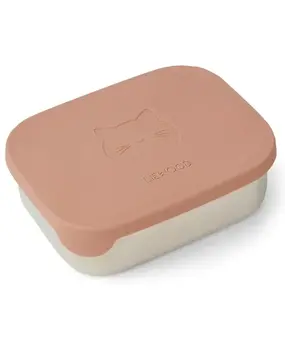 Liewood Arthur Lunchbox Cat/ Dark Rose