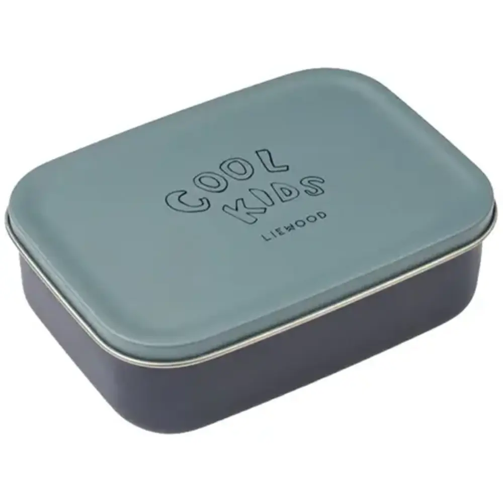 Liewood Nina Stainless Steel Lunchbox Cool Kids/ Dusty Peppermint Liewood Nina Stainless Steel Lunchbox Cool Kids/ Dusty Peppermint