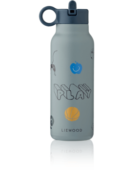 Liewood Falk Water Bottle 350ML Play/ Dusty Peppermint