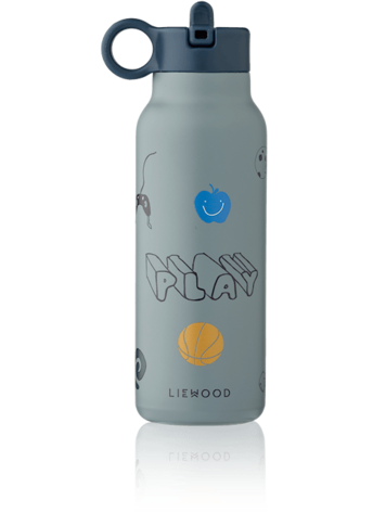 Liewood Falk Water Bottle 350ML Play/ Dusty Peppermint