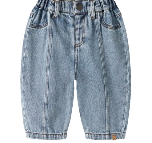 Lil Atelier NBNKAROLE Tapered Jeans Medium Blue Denim Lil Atelier NBNKAROLE Tapered Jeans Medium Blue Denim