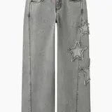 Name It NKFBELLA SKATER DESTROY JEANS LIGHT GREY DENIM