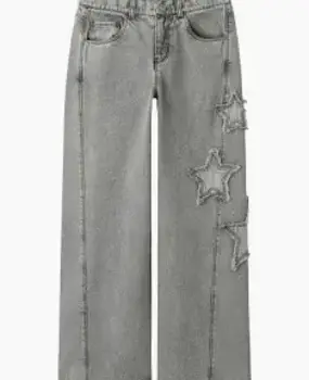Name It NKFBELLA SKATER DESTROY JEANS LIGHT GREY DENIM