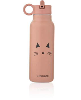 Liewood Falk water bottle Cat / Dark Rose Liewood Falk water bottle Cat / Dark Rose