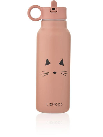 Liewood Falk water bottle Cat / Dark Rose