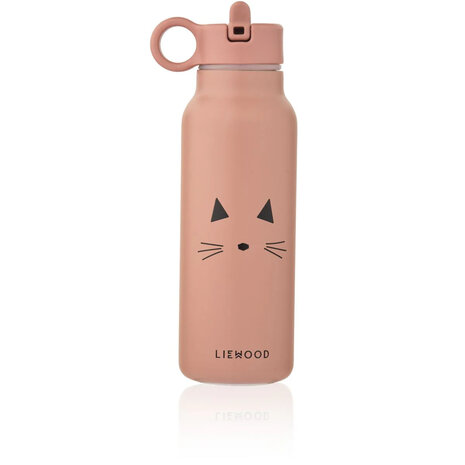 Liewood drinkfles RVS Cat/ Dark Rose Liewood drinkfles RVS Cat/ Dark Rose