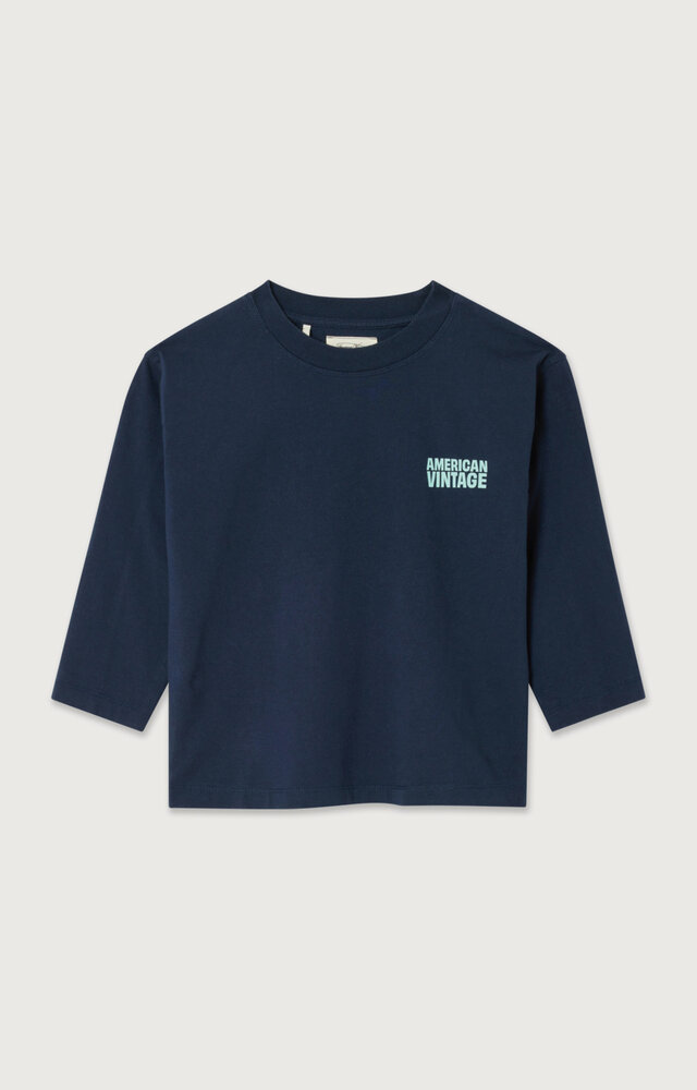 American Vintage Longsleeve Gixy Navy