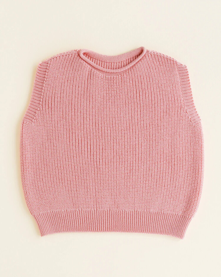 Hvid Harvey vest KIDS Bubblegum