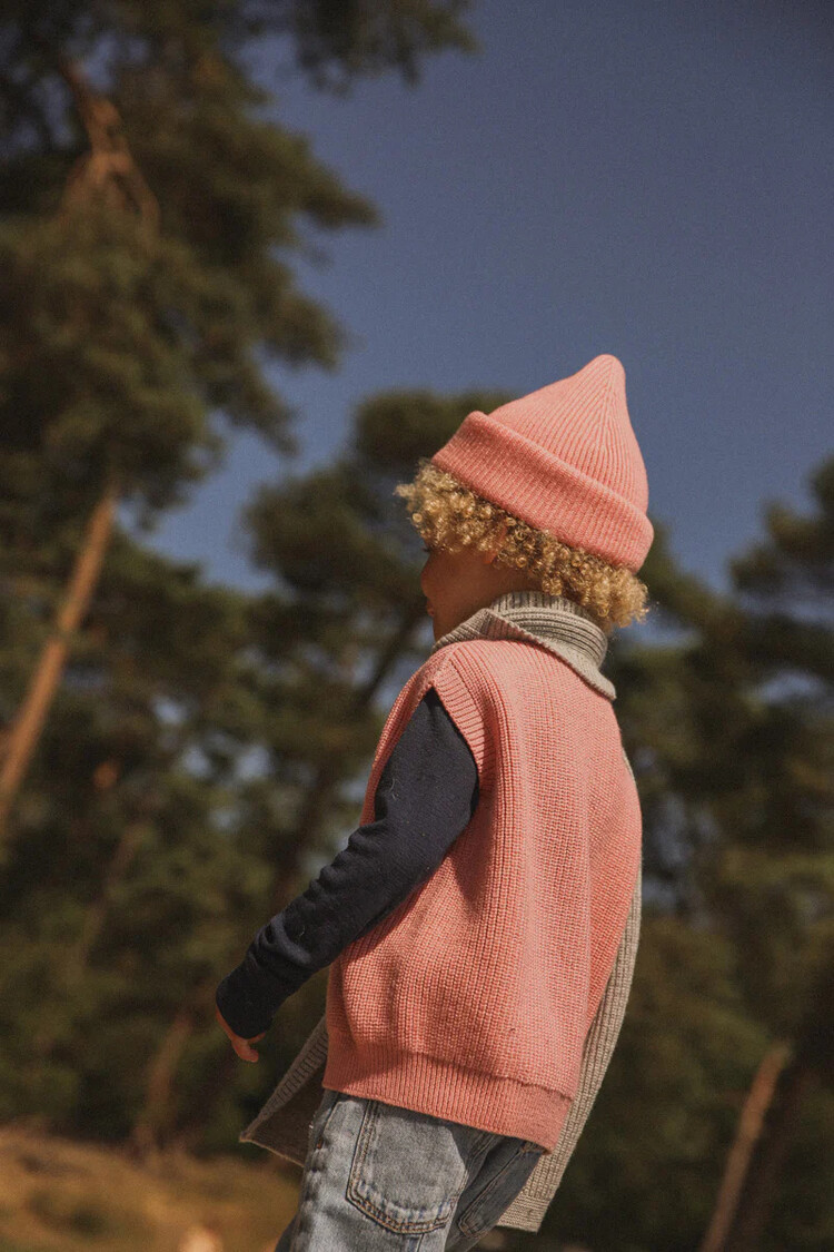 Hvid Harvey vest KIDS Bubblegum