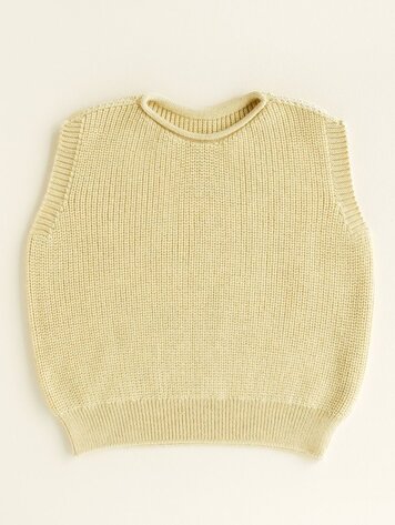 Hvid Harvey vest KIDS Light Yellow