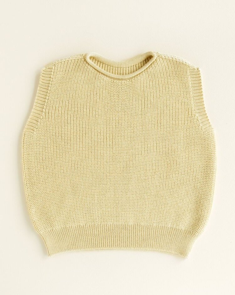 Hvid Harvey vest KIDS Light Yellow