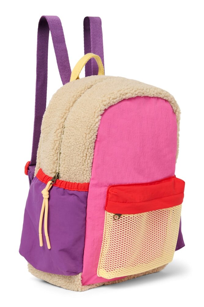 Studio Noos Patchwork Midi Backpack 0406 Bright Pink