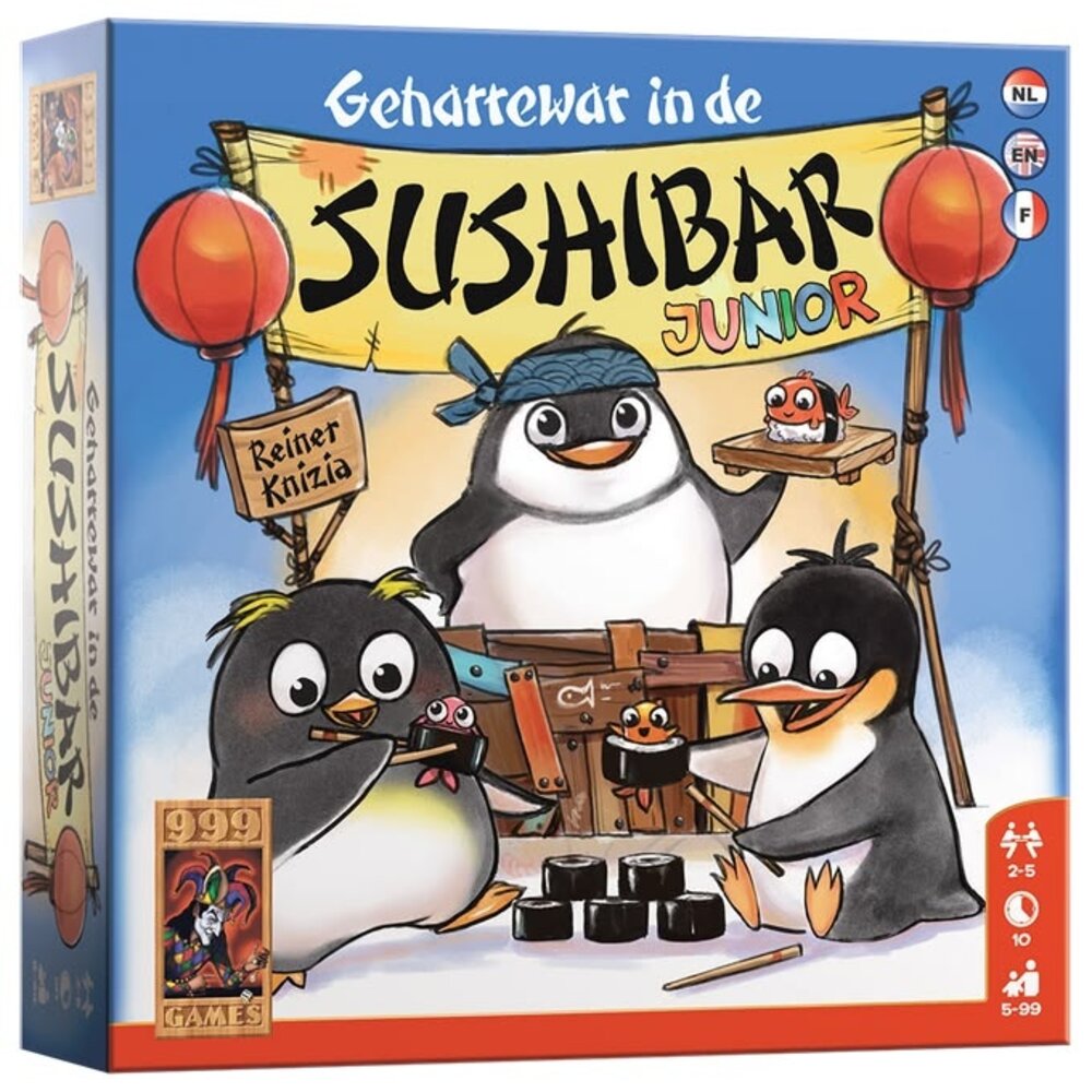 999 Games Geharrewar in de Sushibar Junior
