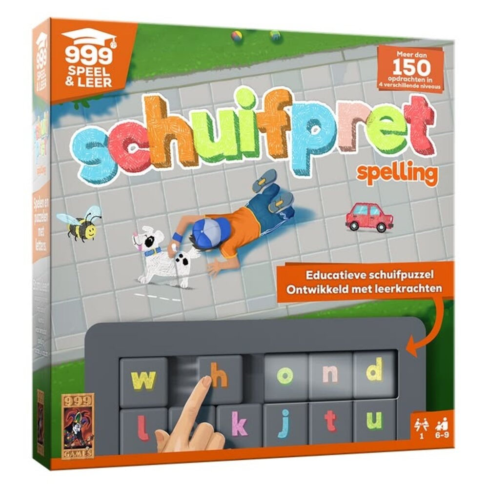 999 Games Schuifpret: Spelling 999 Games Schuifpret: Spelling