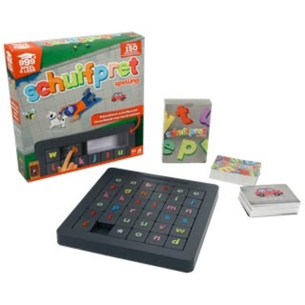 999 Games Schuifpret: Spelling 999 Games Schuifpret: Spelling