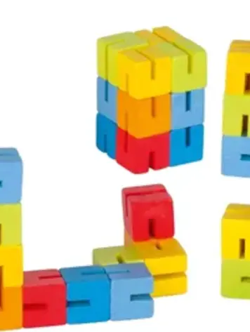 Goki Kubus puzzel. 14,5 cm. 4+