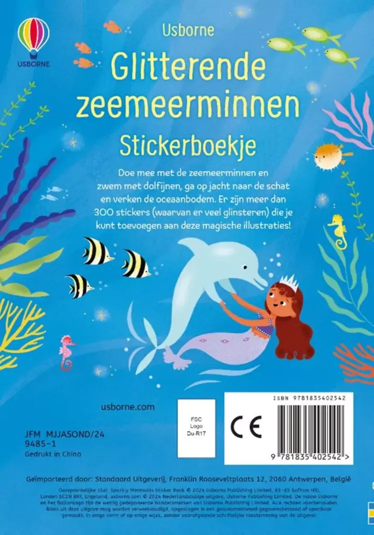 Glitterende zeemeerminnen 3+
