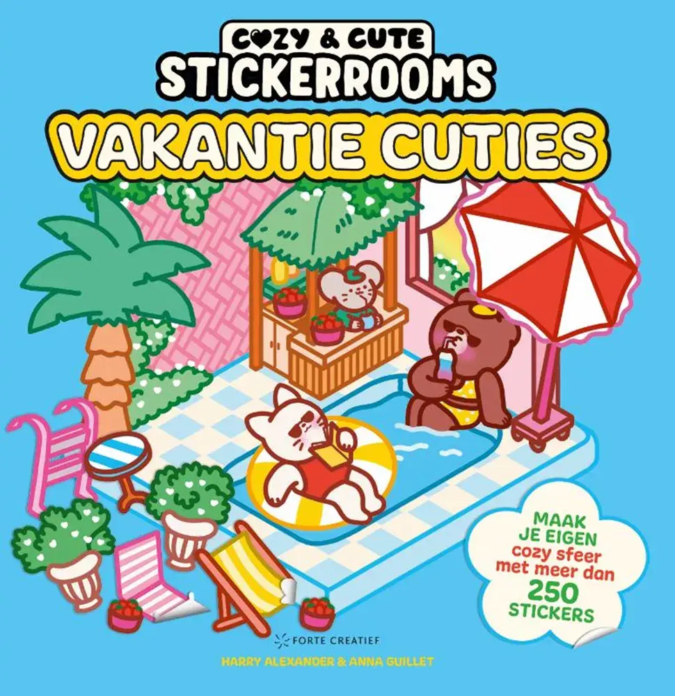 Cozy Stickerboek Vakantie Cuties