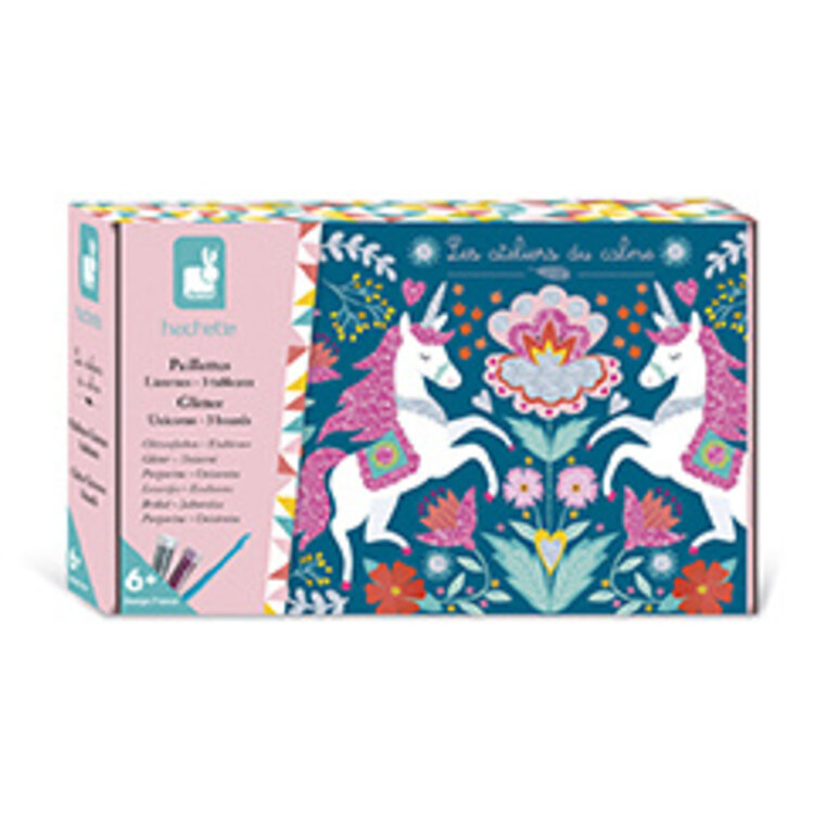 Janod Janod Atelier – Glitter eenhoorns 6+