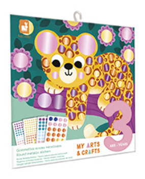 Janod Janod Atelier – 3 jaar – Ronde Stickers Dieren