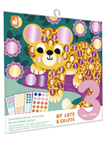 Janod Janod Atelier – 3 jaar – Ronde Stickers Dieren