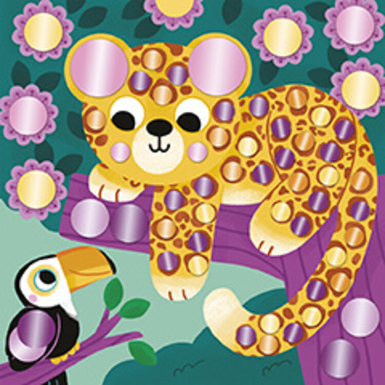 Janod Janod Atelier – 3 jaar – Ronde Stickers Dieren