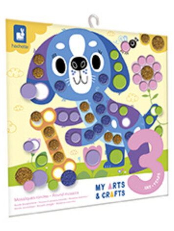 Janod Janod Atelier – 3 jaar – Ronde Stickers Huisdieren
