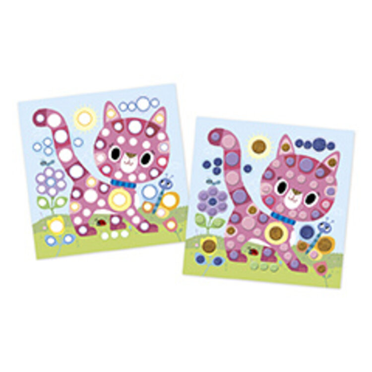 Janod Janod Atelier – 3 jaar – Ronde Stickers Huisdieren
