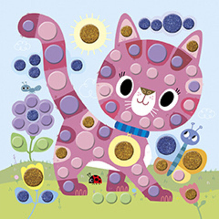 Janod Janod Atelier – 3 jaar – Ronde Stickers Huisdieren