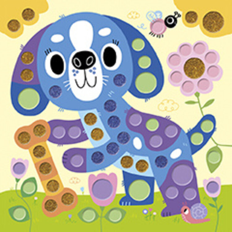 Janod Janod Atelier – 3 jaar – Ronde Stickers Huisdieren