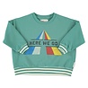 Piupiuchick sweatshirt | green w/ "here we go" print Piupiuchick sweatshirt | green w/ "here we go" print