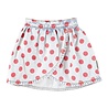 Piupiuchick short skirt | light blue denim w/ red dots Piupiuchick short skirt | light blue denim w/ red dots