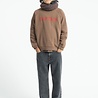 Piupiuchick sweatshirt | brown w/ "captain" print