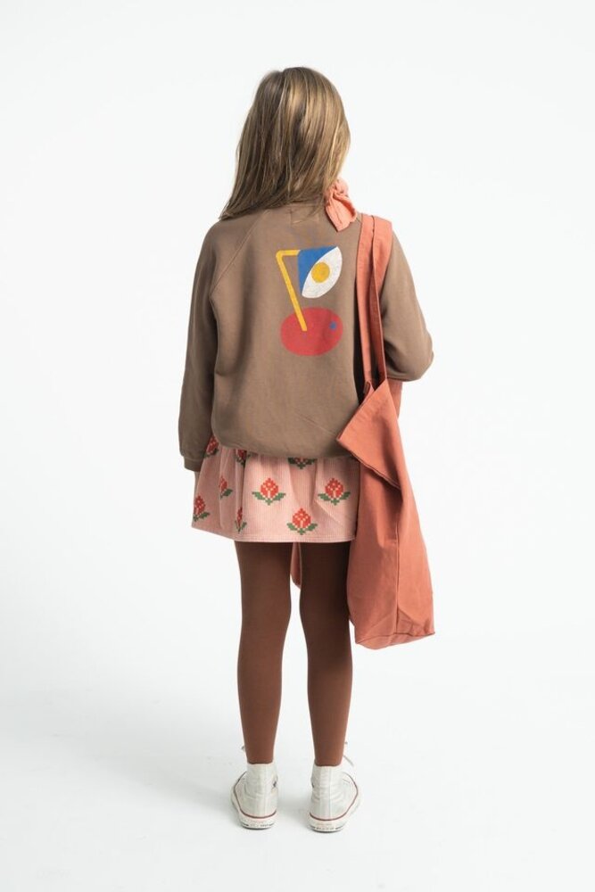 Piupiuchick short skirt | pink w/ big flowers Piupiuchick short skirt | pink w/ big flowers
