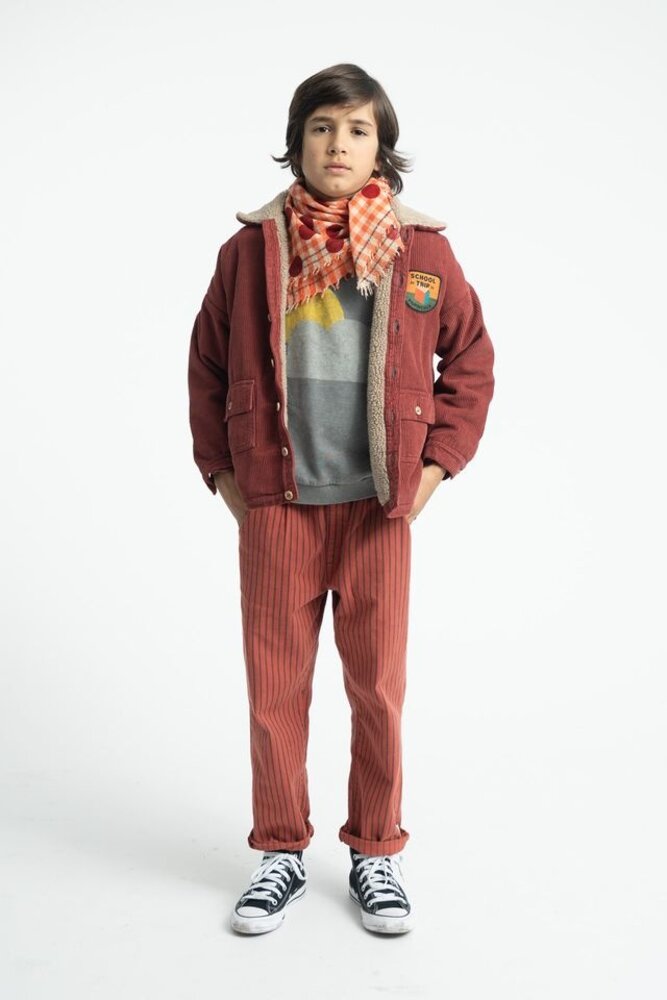 Piupiuchick trousers | bordeaux w/ black stripes Piupiuchick trousers | bordeaux w/ black stripes
