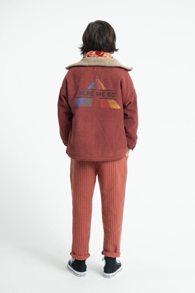 Piupiuchick trousers | bordeaux w/ black stripes Piupiuchick trousers | bordeaux w/ black stripes