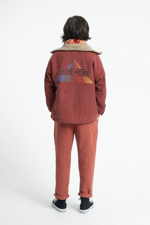 Piupiuchick trousers | bordeaux w/ black stripes Piupiuchick trousers | bordeaux w/ black stripes