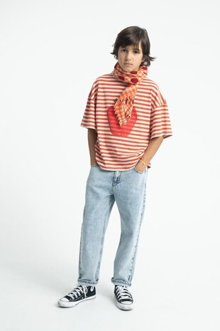 Piupiuchick unisex trousers | fadded light blue denim Piupiuchick unisex trousers | fadded light blue denim