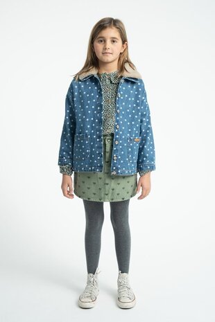 Piupiuchick short skirt | olive green w/ black hearts Piupiuchick short skirt | olive green w/ black hearts