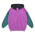 17. Zip hoodie color block