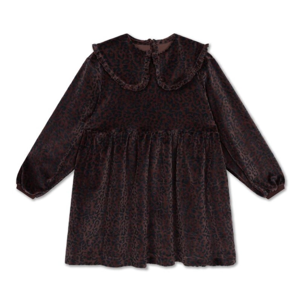 Repose 41. Fancy sweat dress - Chocolate leopard Repose 41. Fancy sweat dress - Chocolate leopard