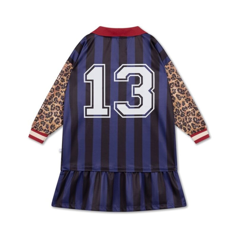 Repose 53. Sports jersey dress - Eclipse night color block back