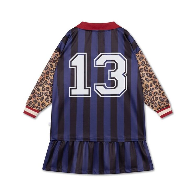 Repose 53. Sports jersey dress - Eclipse night color block back