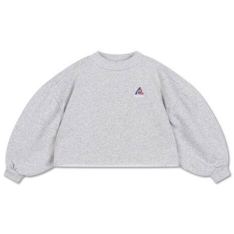 Repose 24. crop heart sweater - Light mixed grey Repose 24. crop heart sweater - Light mixed grey