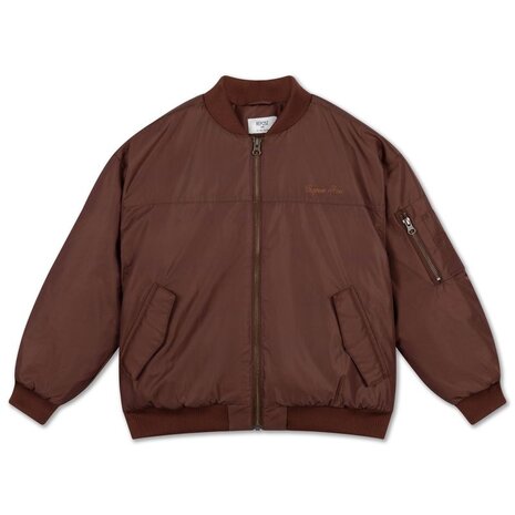 Repose 3. Bomber coat - Pure chocolat back Repose 3. Bomber coat - Pure chocolat back